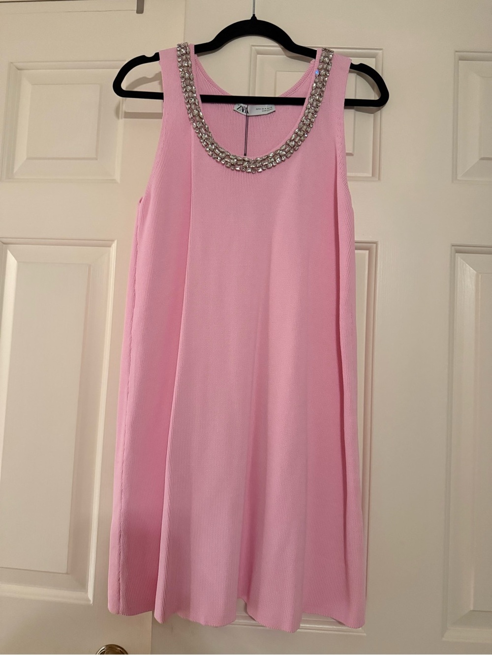 NWT ZARA EMBELLISHED DRESS SIZE M